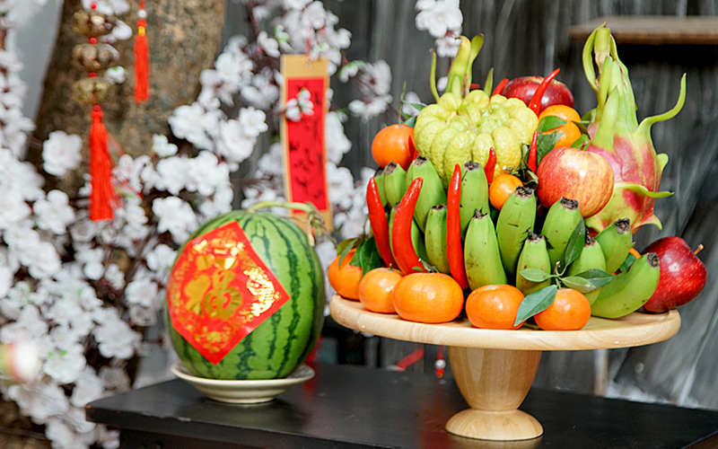 Tổng hợp 10 hình ảnh đẹp về mâm ngũ quả ngày Tết