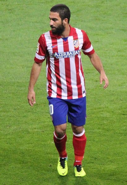 Hình ảnh Arda Turan trong màu áo Atletico Madrid