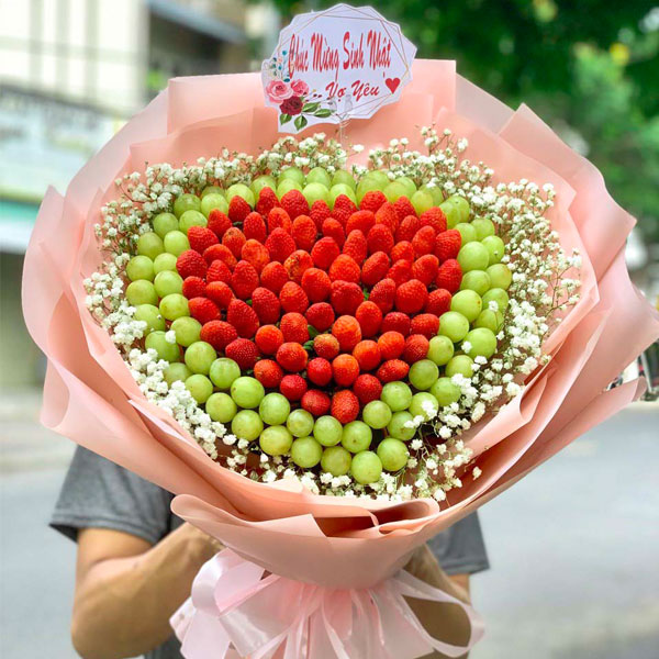 30+ Mẫu Bó Hoa Dâu Tây Đẹp 2021 Làm Quà Tặng Thú Vị