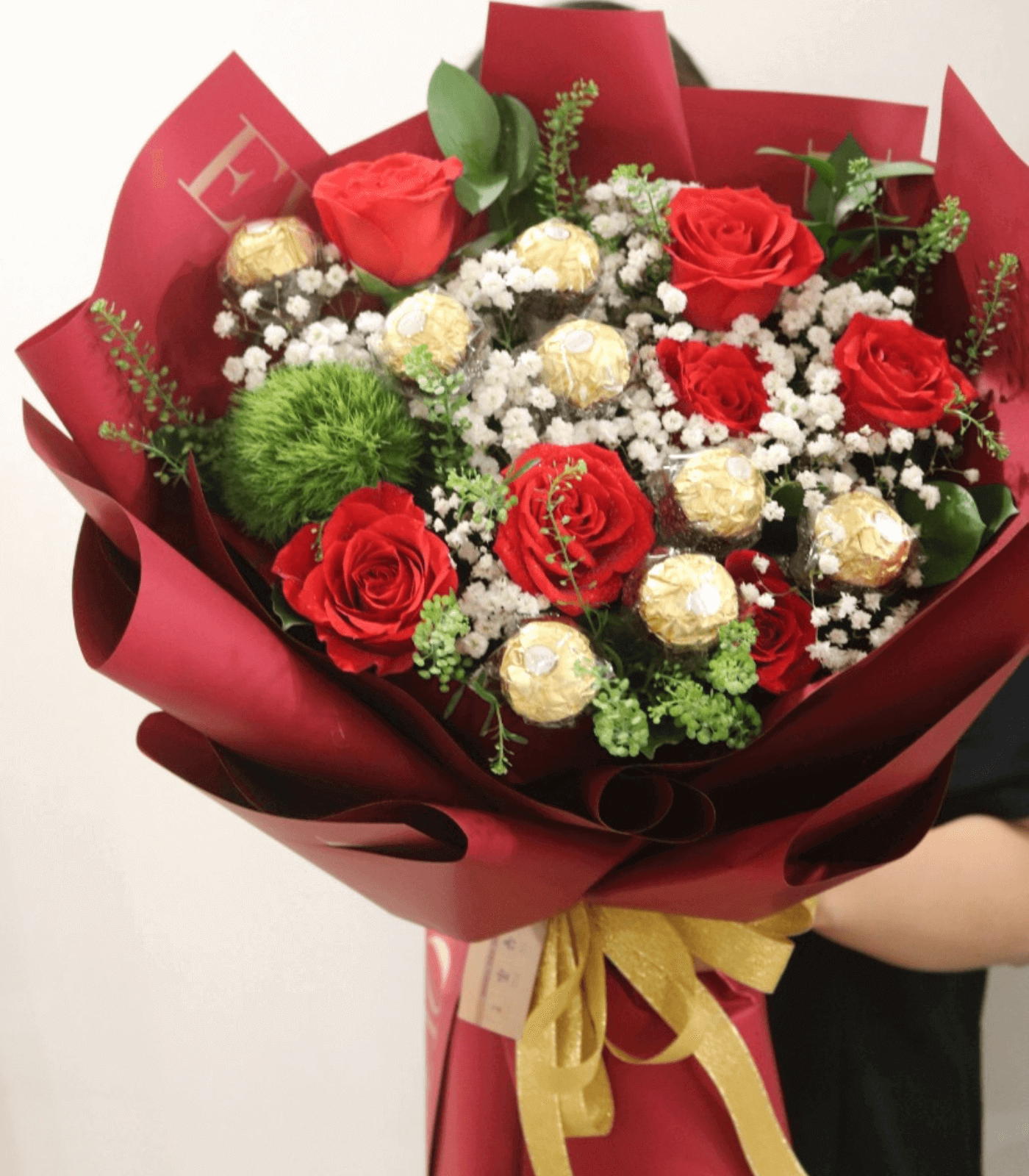 Hoa kết hợp với socola